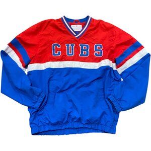 Vintage Chicago Cubs Starter Pullover Jacket Mens MLB Baseball Sz Large